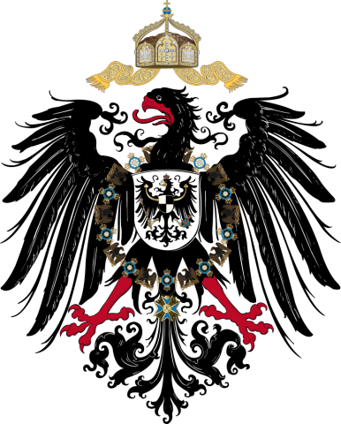 Герб Германской Империи с 1888 по 1918 год.