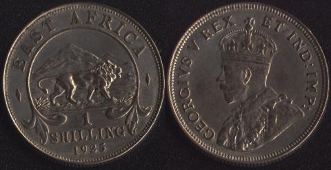 Британская Восточная Африка 1 шиллинг 1925
