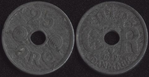 Дания 25 оре 1942 Дания 25 оре 1942