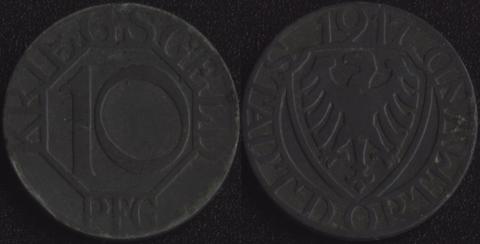 Дортмунд 10 пфеннигов 1917 Дортмунд 10 пфеннигов 1917