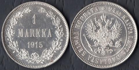 Финляндия 1 марка 1915