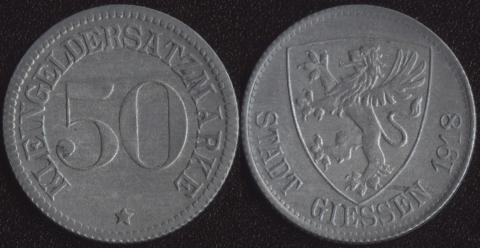 Гиссен 50 пфеннигов 1918