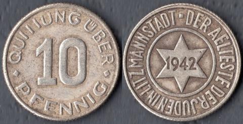 Лодзь 10 пфеннигов 1942