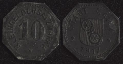 Майнц 10 пфеннигов 1917