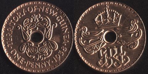 Новая Гвинея 1 пенни 1938