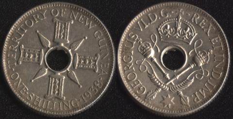 Новая Гвинея 1 шиллинг 1938