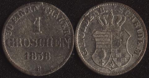 Ольденбург 1 грош 1858