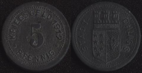 Олигс 5 пфеннигов 1917 Олигс 5 пфеннигов 1917