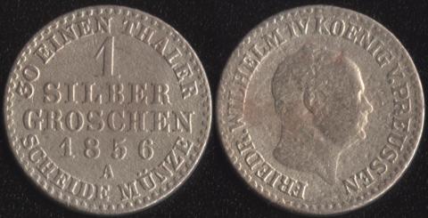 Пруссия 1 грош 1856