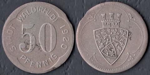 Вальд 50 пфеннигов 1920