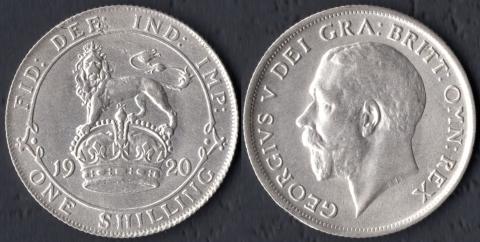 Великобритания шиллинг 1920
