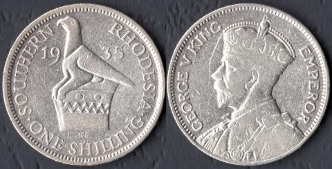 Южная Родезия 1 шиллинг 1935